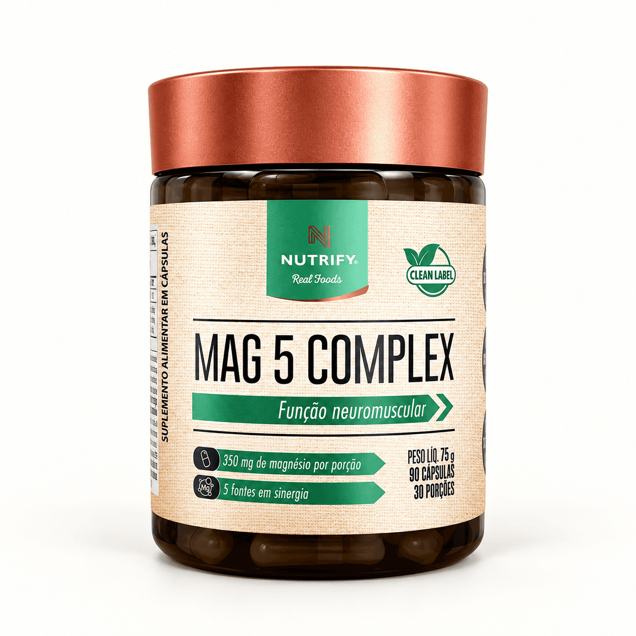 Nutrify Mag 5 Complex 90 Cápsulas